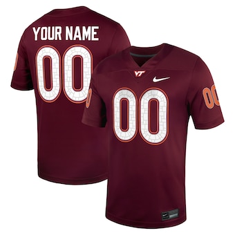 Custom Virginia Tech Hokies Jersey